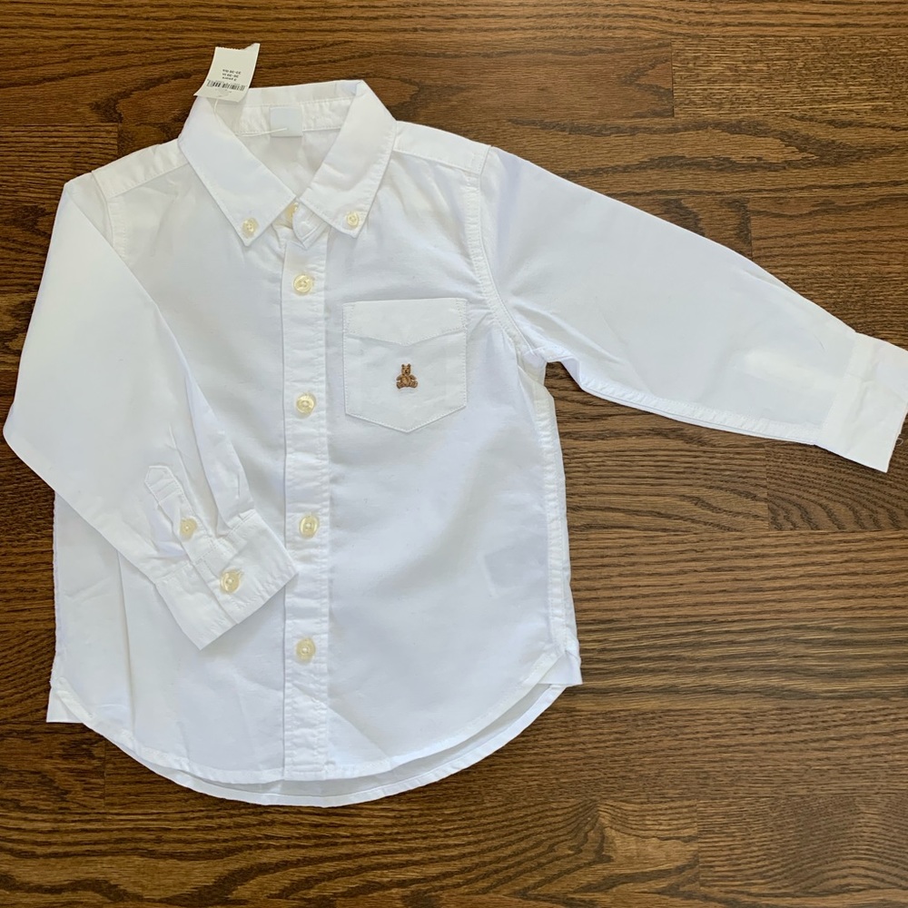 White shirt from Baby Gap, new with tags on.
